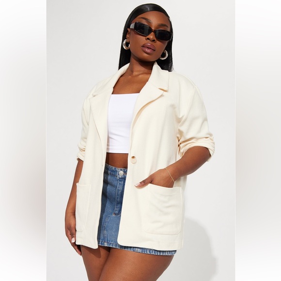 Cream blazer - Picture 3 of 5